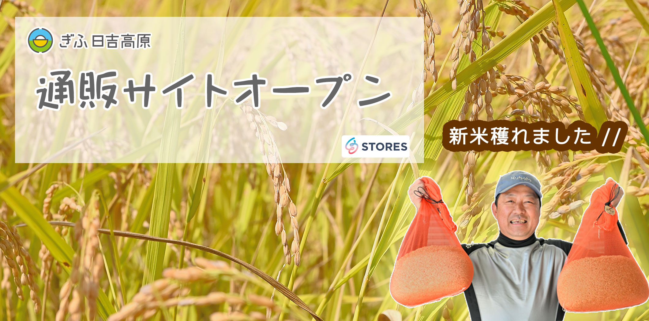 新米のシーズン到来 日吉機械化営農組合さんが運営するネット通販サイト ぎふ日吉高原オンラインストア が本日よりオープン 令和二年の新米 販売は10月日 開始 土岐市を駆ける男 やまだくん